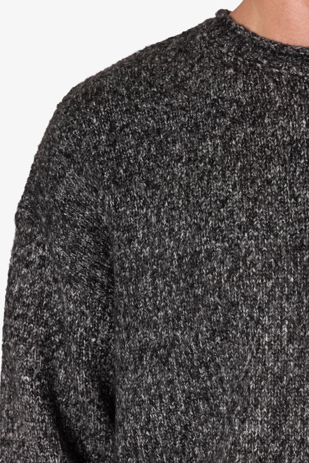 Grain Sweater - Black/Grey