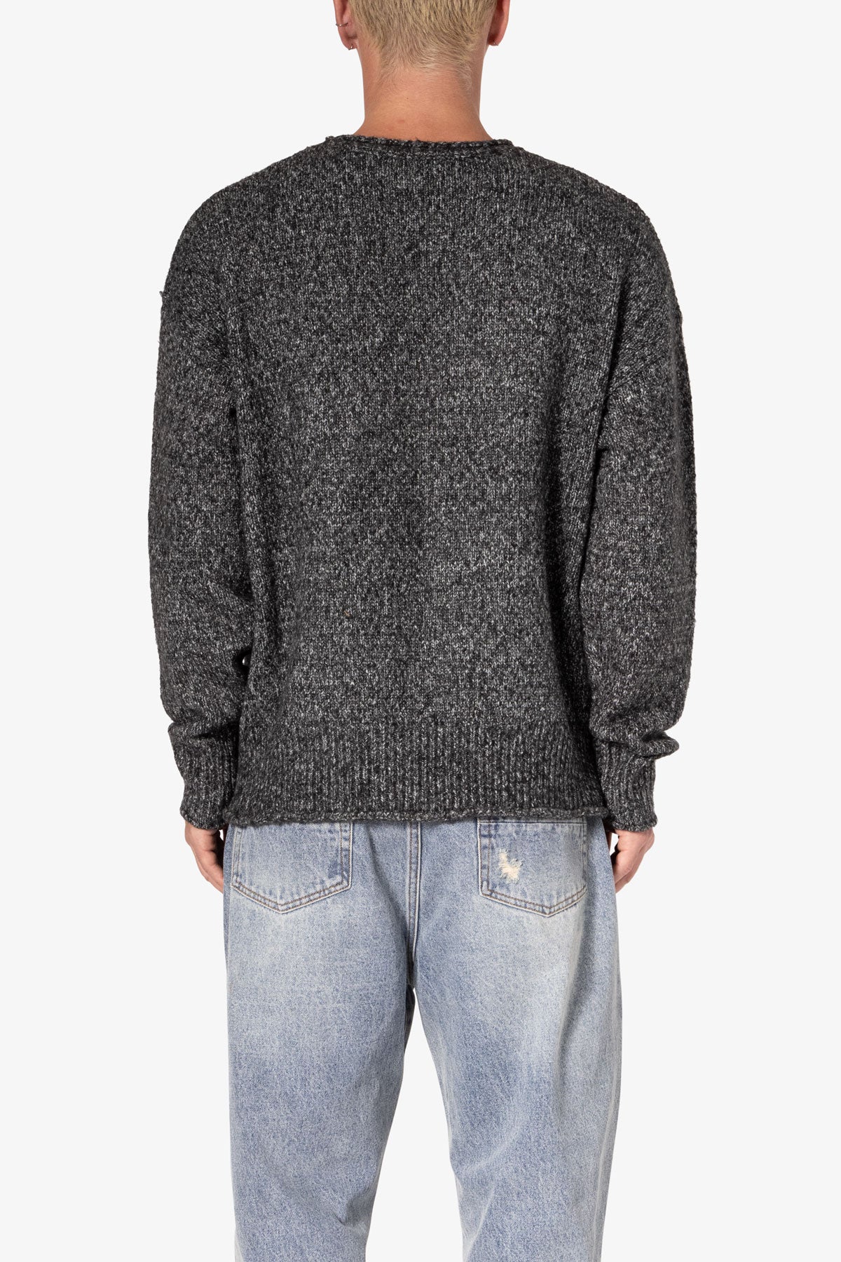 Grain Sweater - Black/Grey