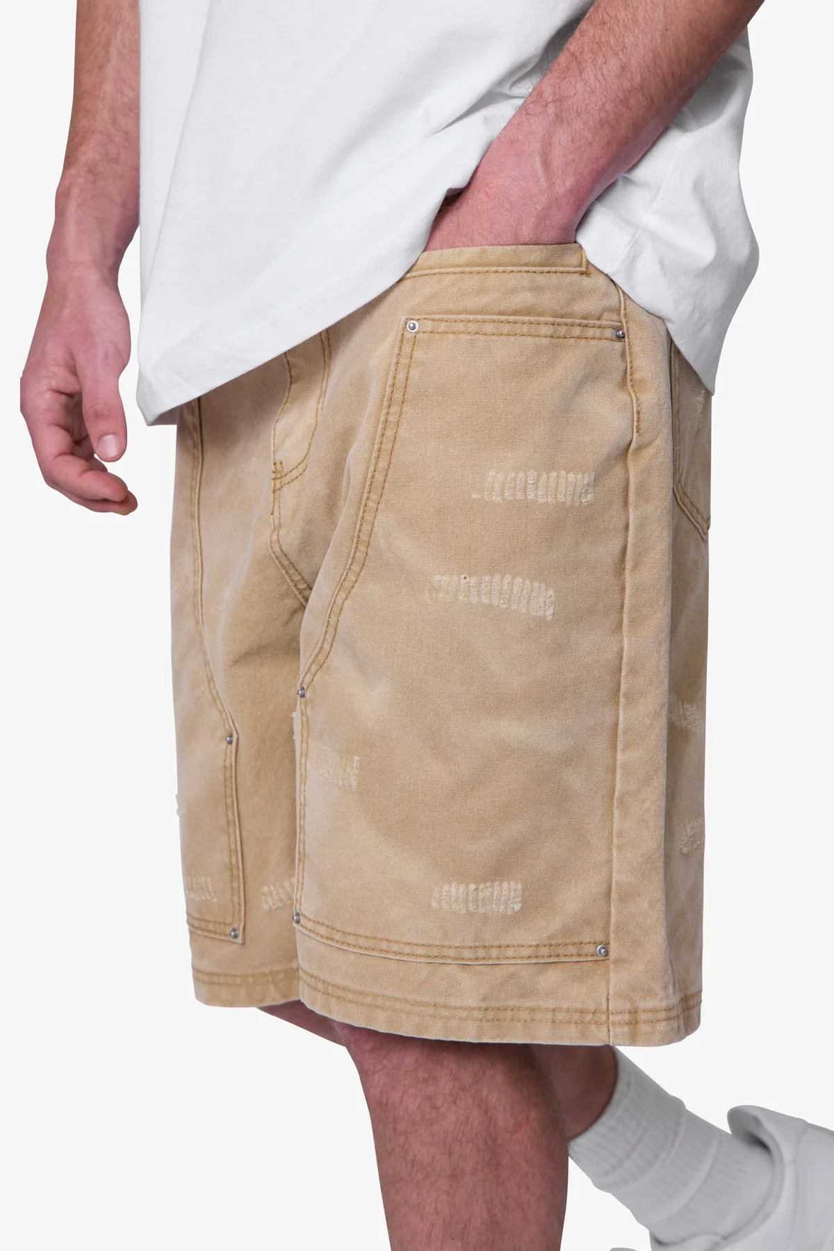West Sands Denim Shorts - Tan