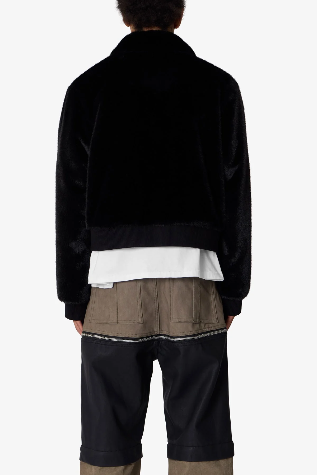 Night Wolf Faux Jacket - Black