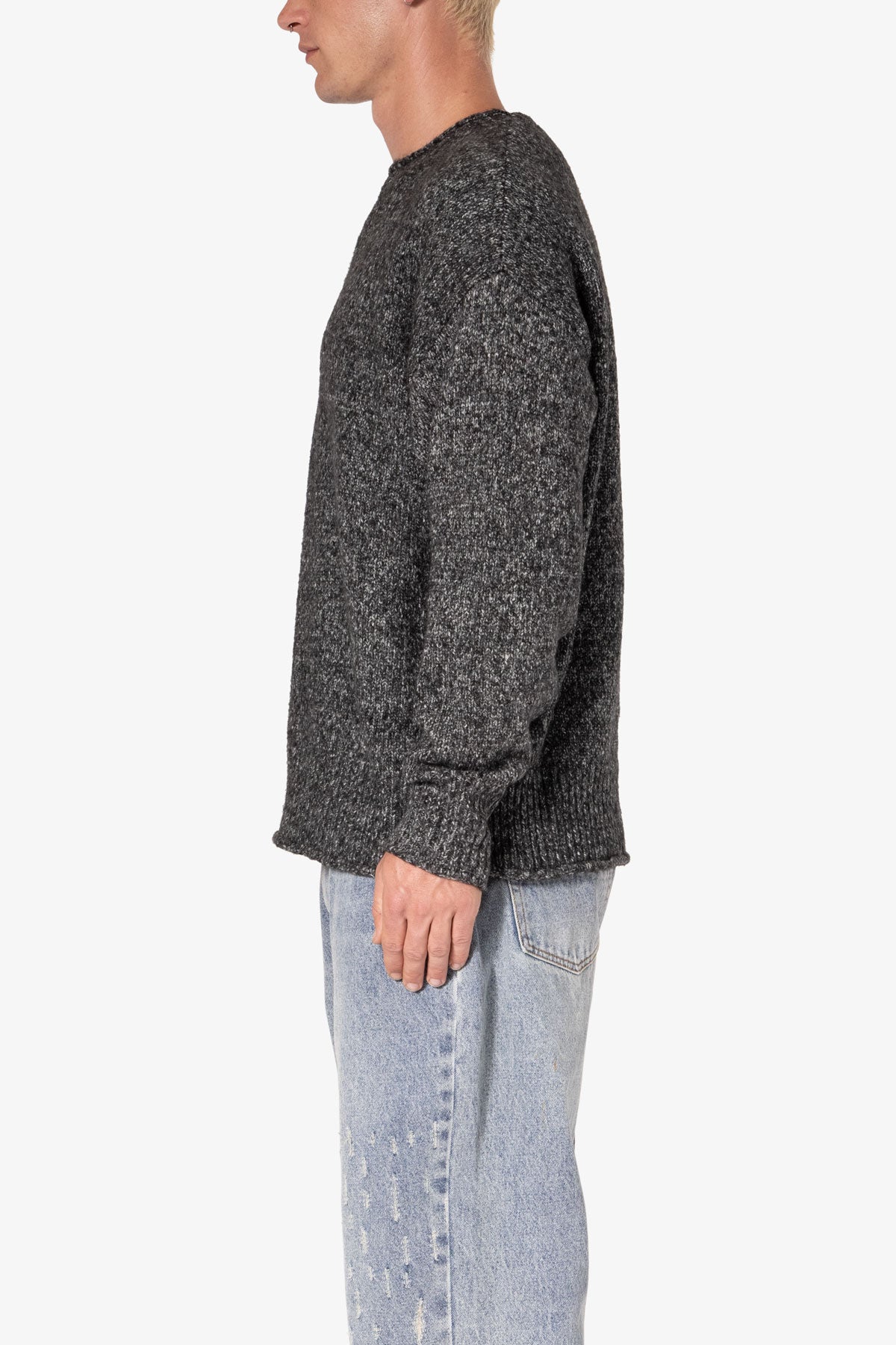 Grain Sweater - Black/Grey