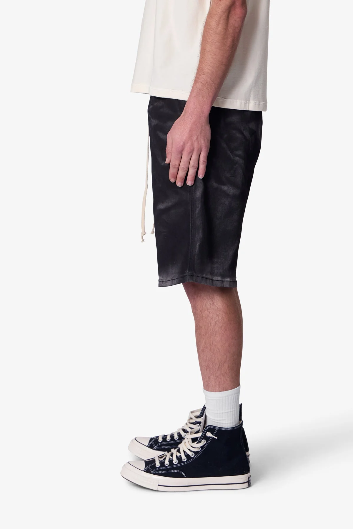 Stone Charred Shorts - Charcoal Grey