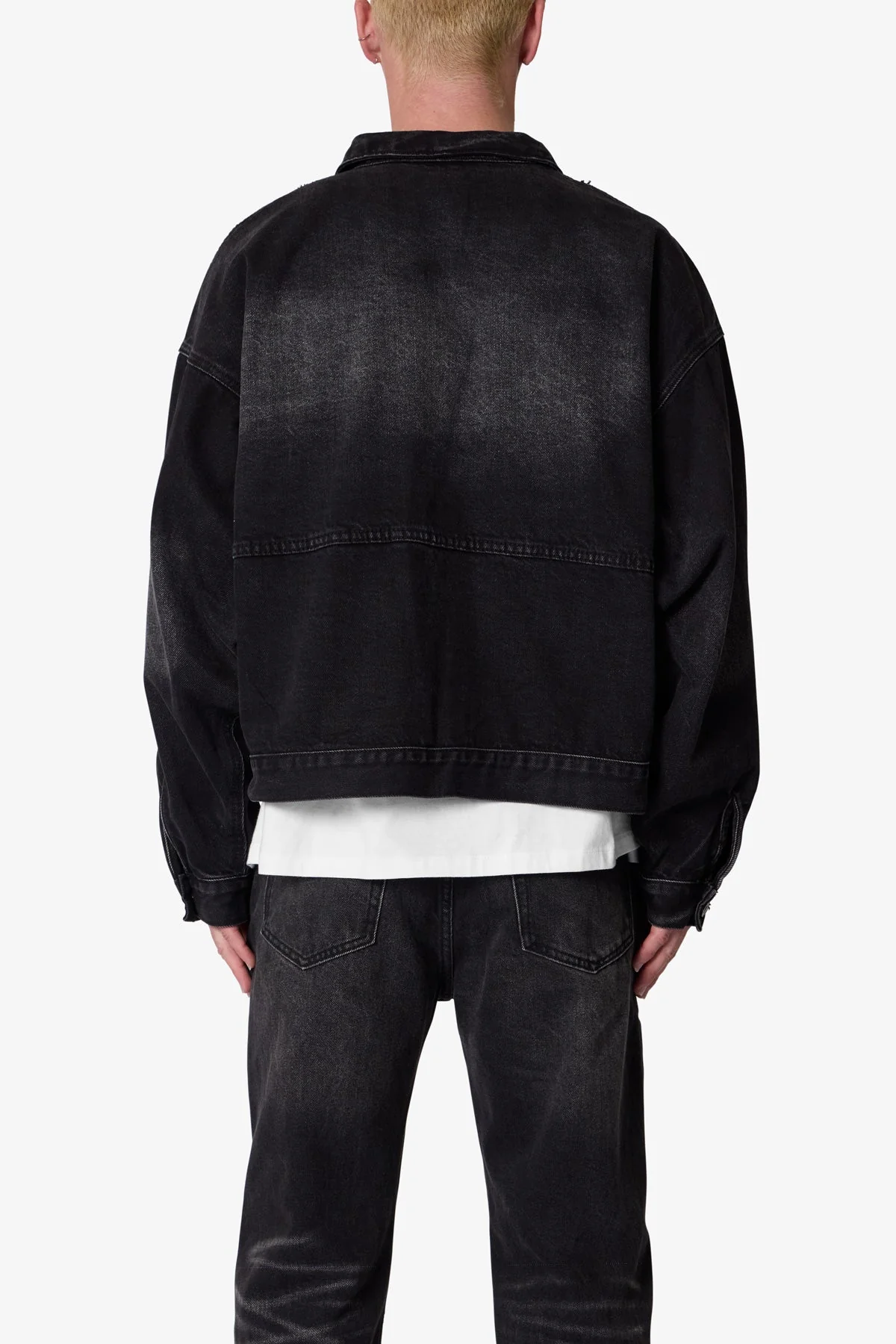 Denim Chore Coat - Washed Black