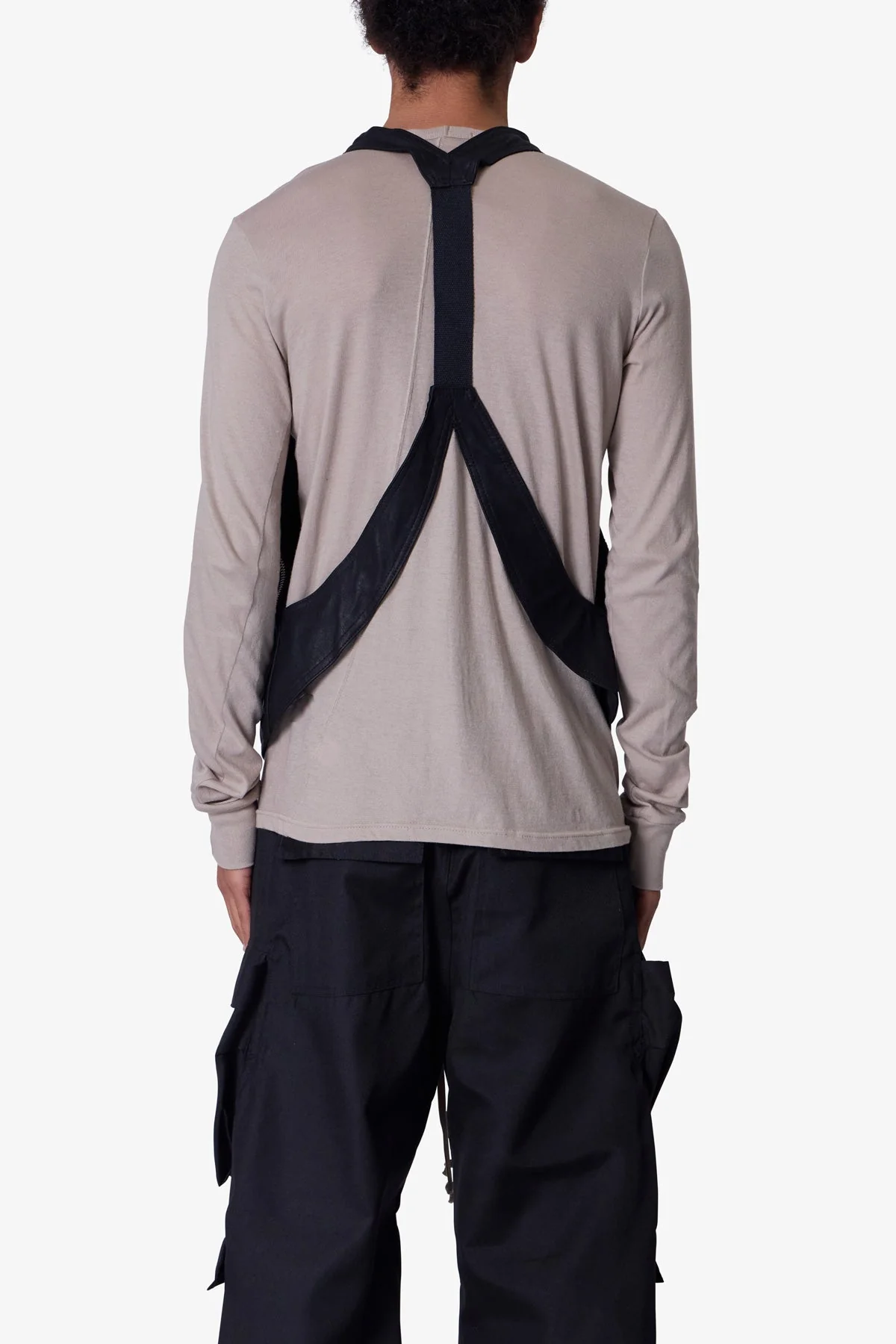 Leather Holster Vest - Black