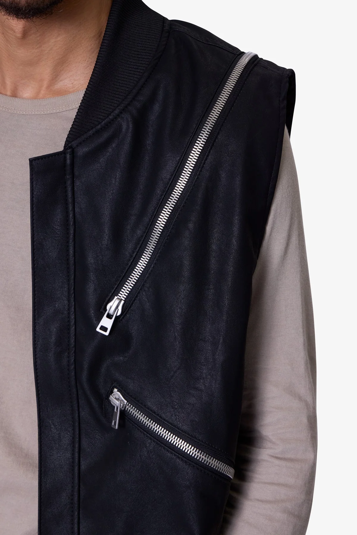 Zip Lock Vest - Black