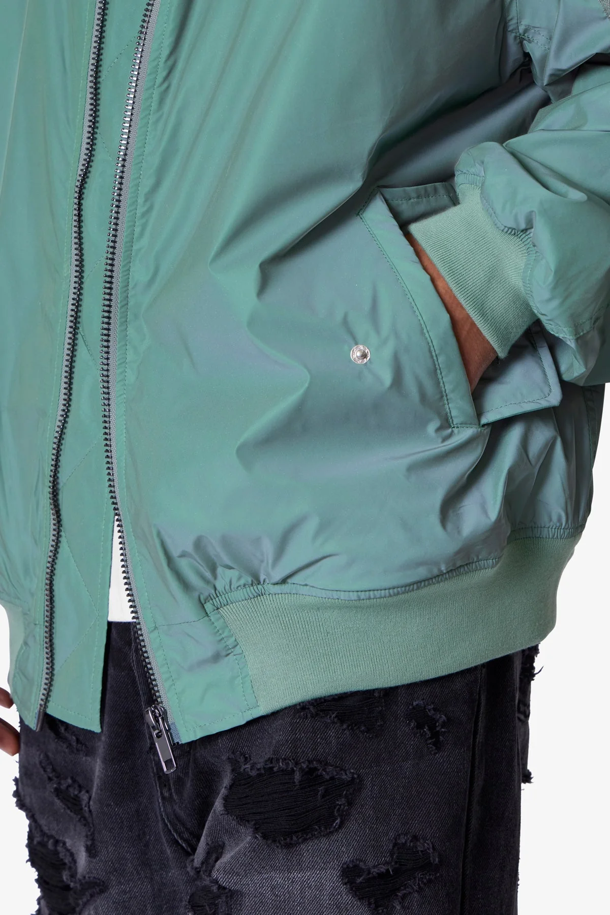 High Visibility Bomber Jacket - Olive