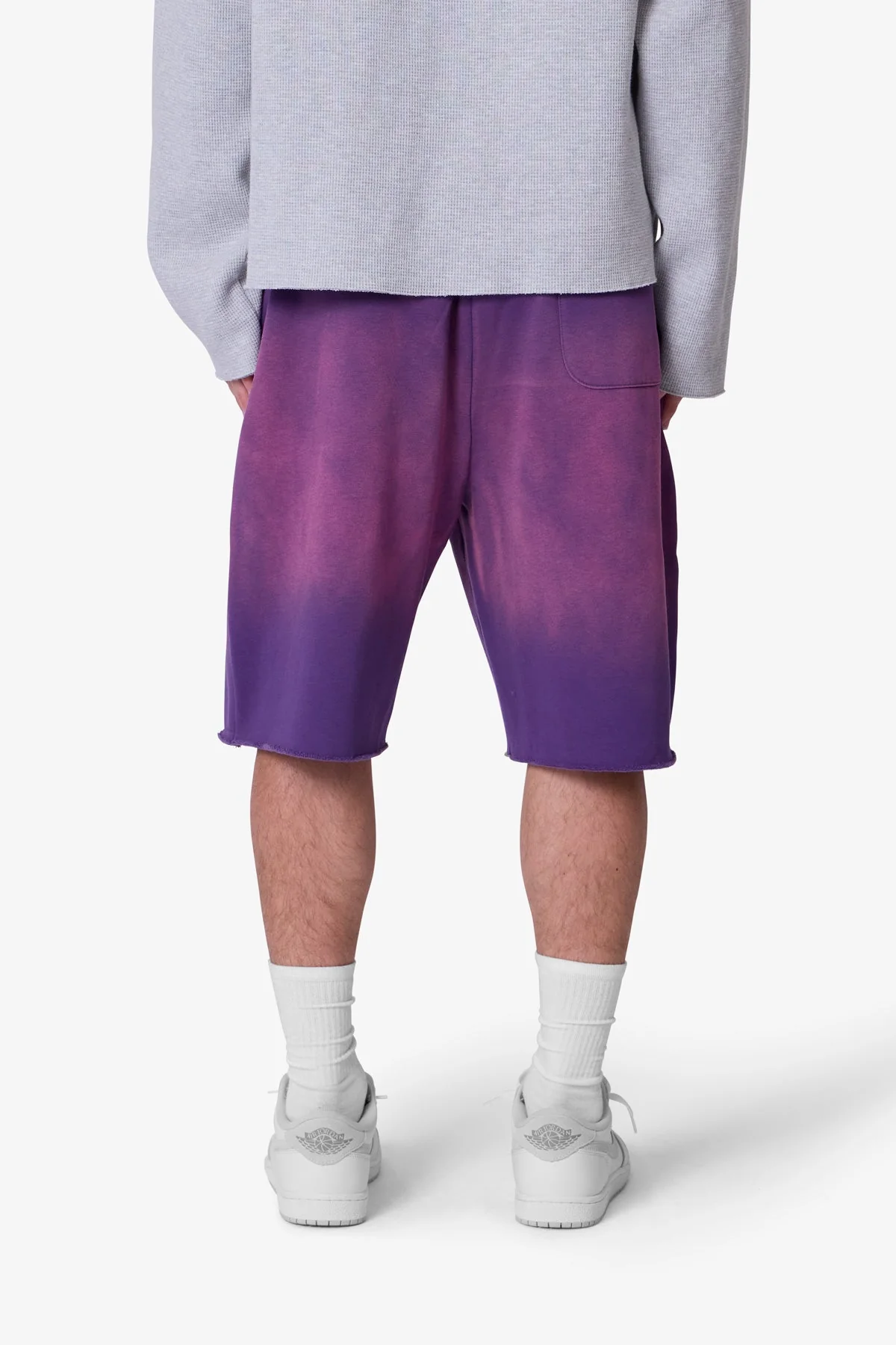 West Double Knee Sweatshorts - Purple