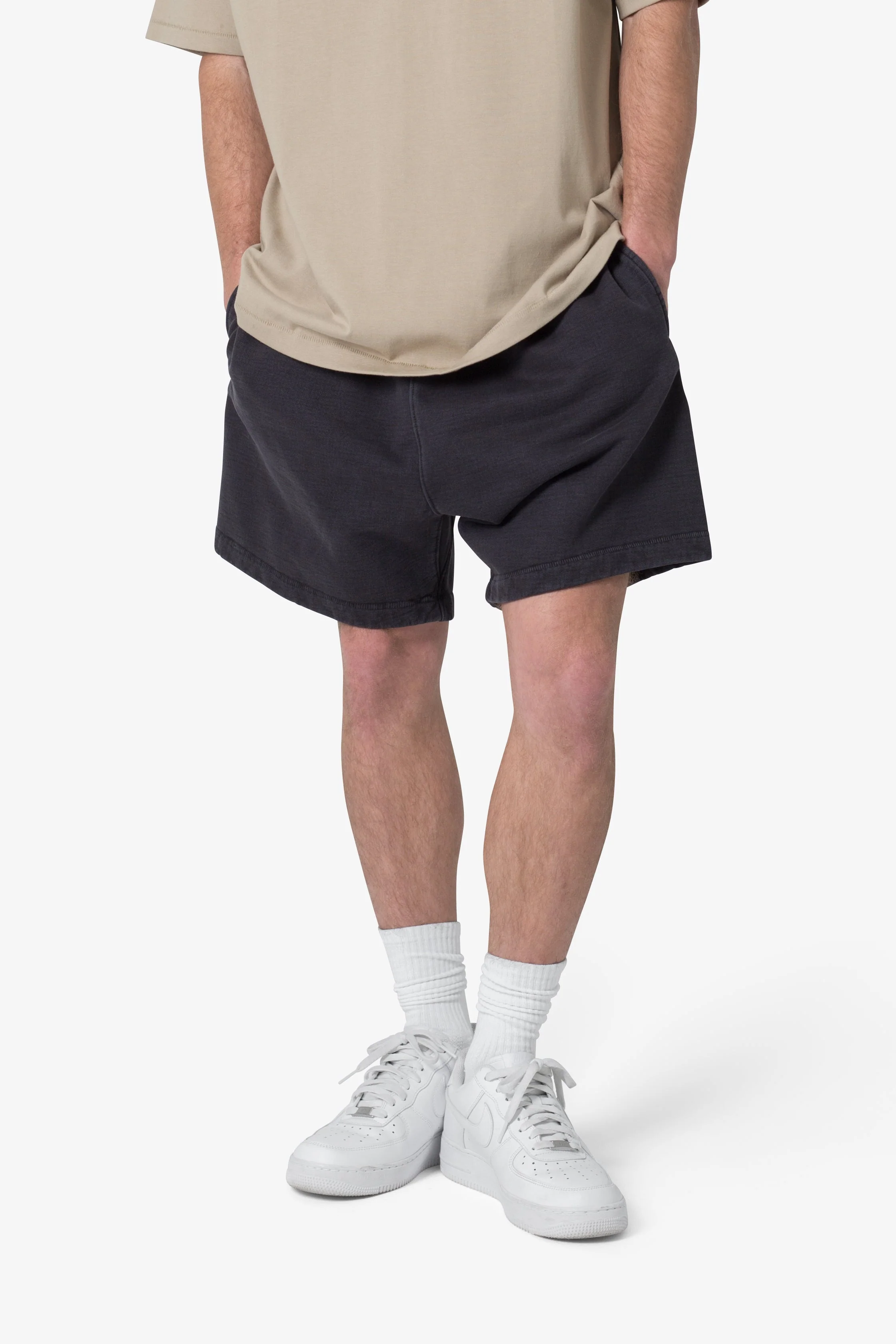 Heavy Every Day Sweatshorts - Washed Black
