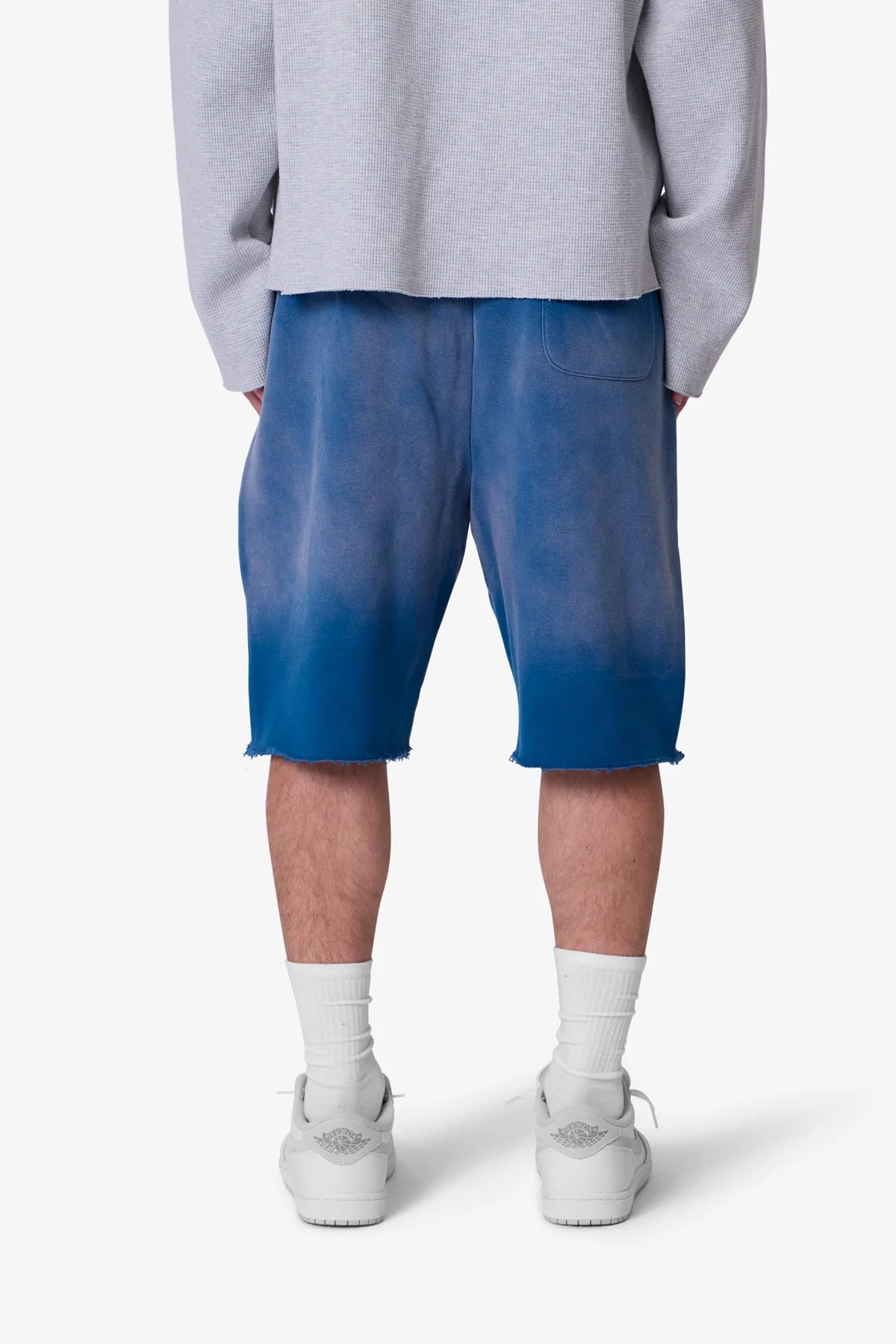 West Double Knee Sweatshorts - Blue