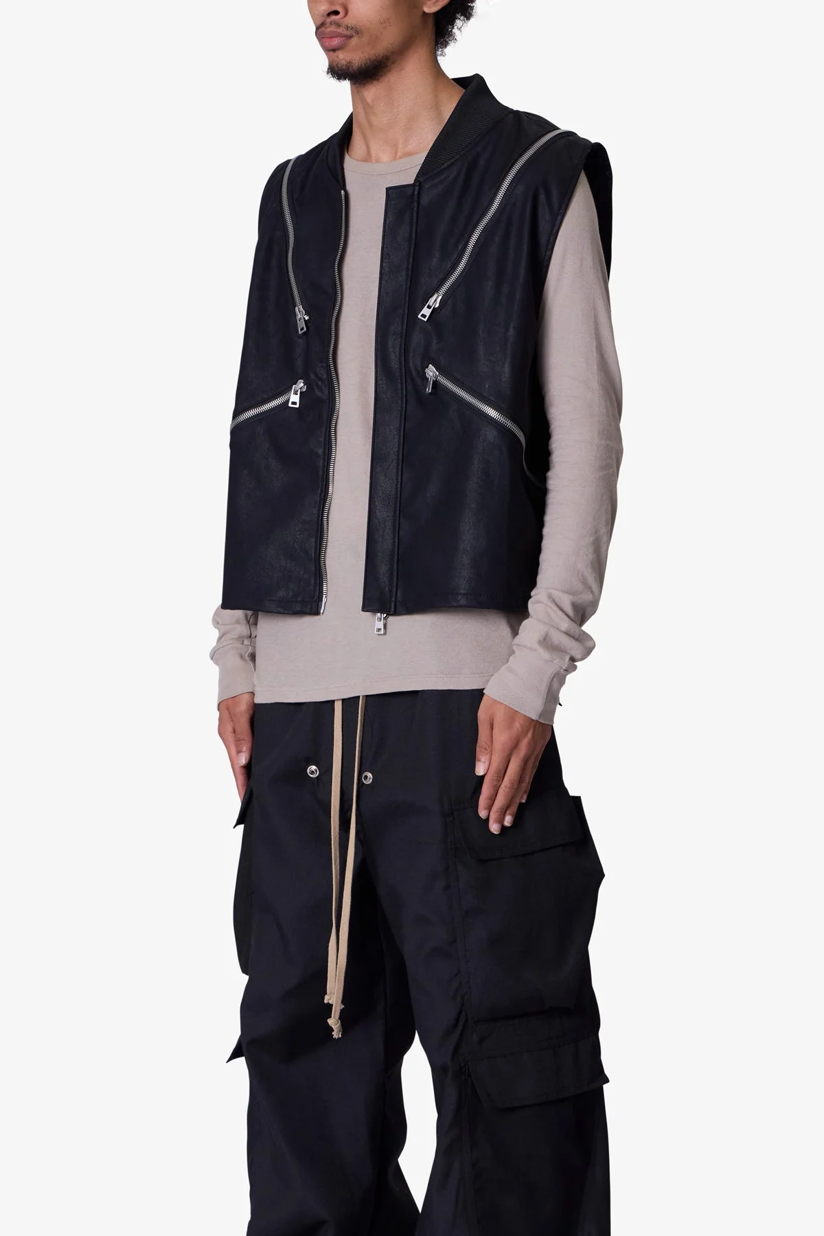 Zip Lock Vest - Black