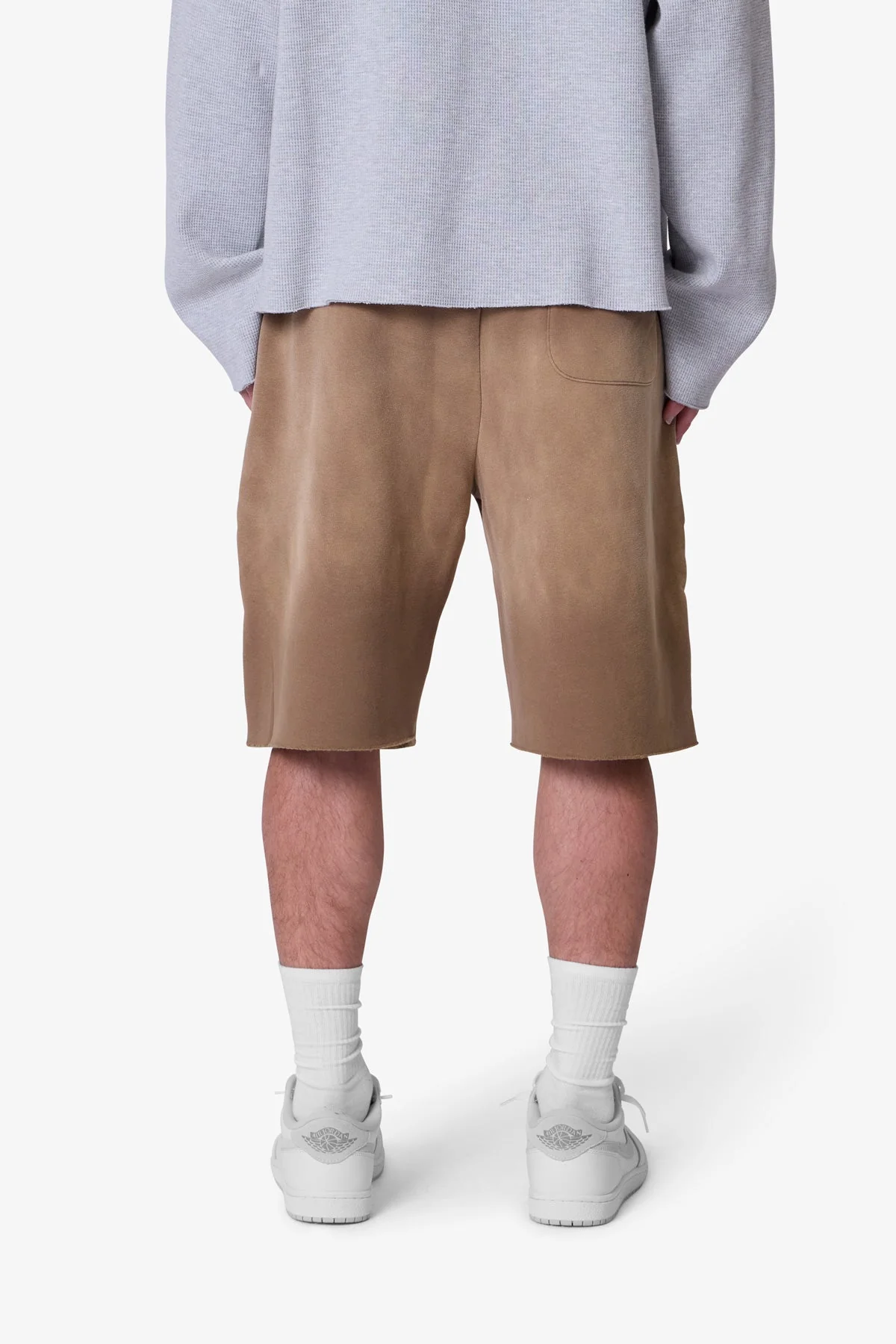 West Double Knee Sweatshorts - Tan